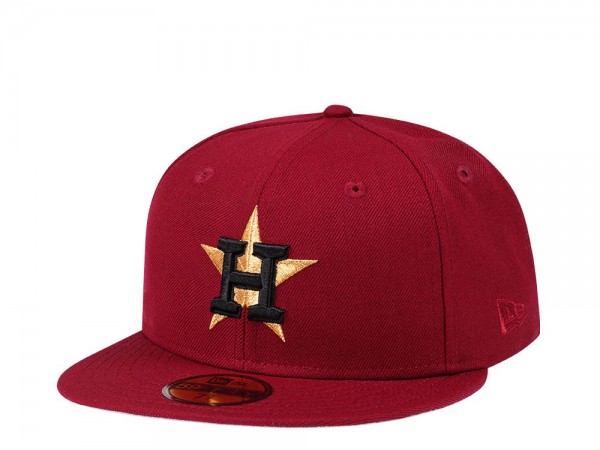 New Era Houston Astros Smooth Red Classic Edition 59Fifty Fitted Cap