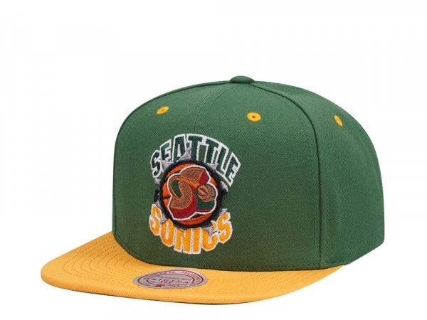 Mitchell & Ness Seattle Supersonics Breakthrough Two Tone Snapback Cap