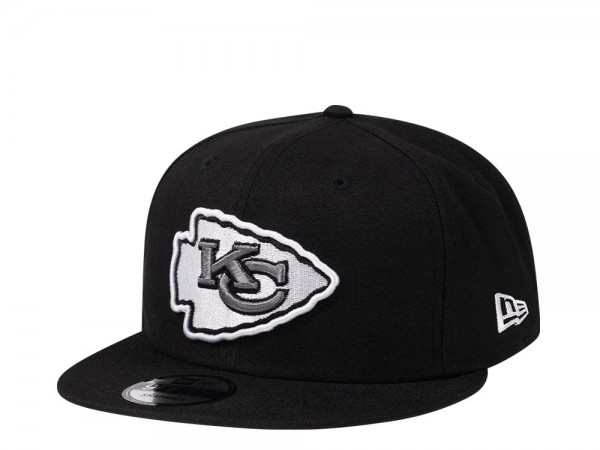 New Era Kansas City Chiefs Steel Black Edition 9Fifty Snapback Cap