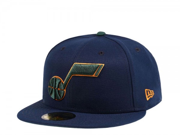 New Era Utah Jazz Deep Blue Prime Edition 59Fifty Fitted Cap