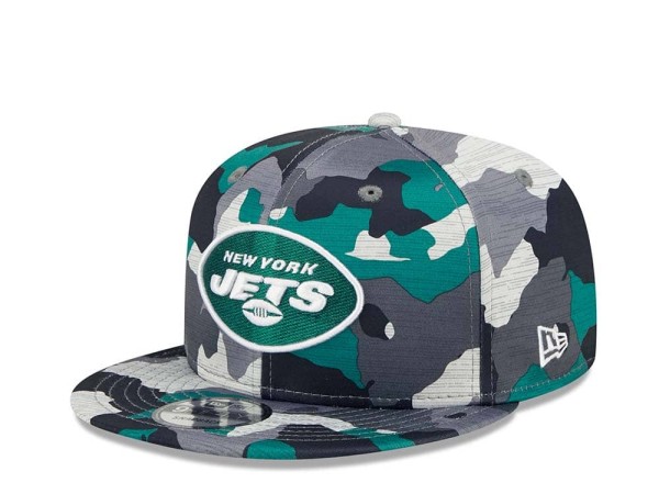 New Era New York Jets NFL Training Camp 22 Camo 9Fifty Snapback Cap