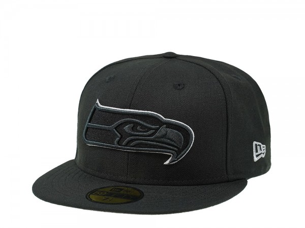 New Era Seattle Seahawks Silver Action 59Fifty Fitted Cap