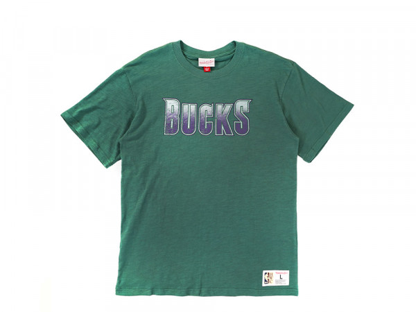 Mitchell & Ness Milwaukee Bucks Legendary Green Vintage T-Shirt