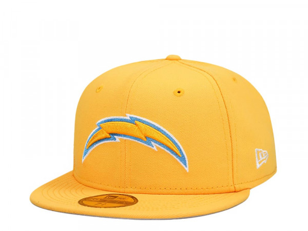 New Era Los Angeles Chargers  Yellow Classic Edition 59Fifty Fitted Cap