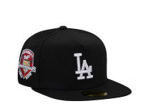 New Era Los Angeles Dodgers 50th Anniversary Black Red Edition 59Fifty A Frame Fitted Cap