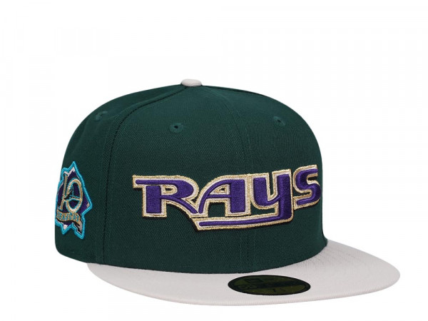 New Era Tampa Bay Rays 10 Seasons Color Flip Two Tone Edition 59Fifty Fitted Cap