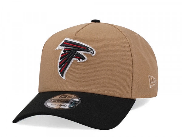New Era Atlanta Falcons Khaki Two Tone Edition 9Forty A Frame Snapback Cap