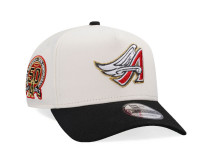 New Era Anaheim Angels 50th Anniversary Chrome Gold Two Tone Edition A Frame Snapback Cap