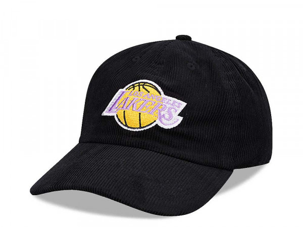 Mitchell & Ness Los Angeles Lakers Cord Dad Hardwood Classic Strapback Cap