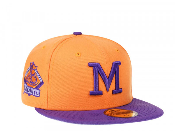 New Era Milwaukee Brewers County Stadium Two Tone Prime Edition 59Fifty Fitted Cap