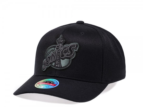 Mitchell & Ness Seattle Supersonics Color Detail Edition Red Line Flex Snapback Cap