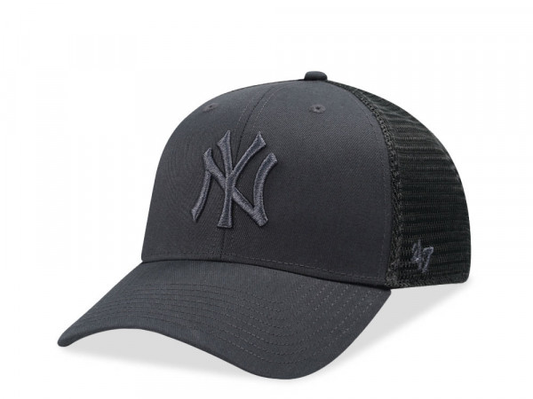 47Brand New York Yankees Charcoal MVP Trucker Snapback Cap