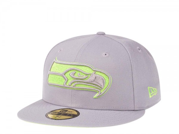 New Era Seattle Seahawks Fresh Grey Edition 59Fifty Fitted Cap