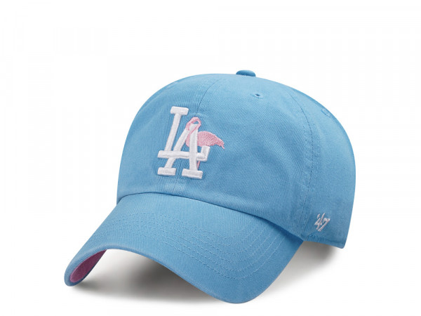 47Brand Los Angeles Dodgers Columbia Icon Clean up Strapback Cap