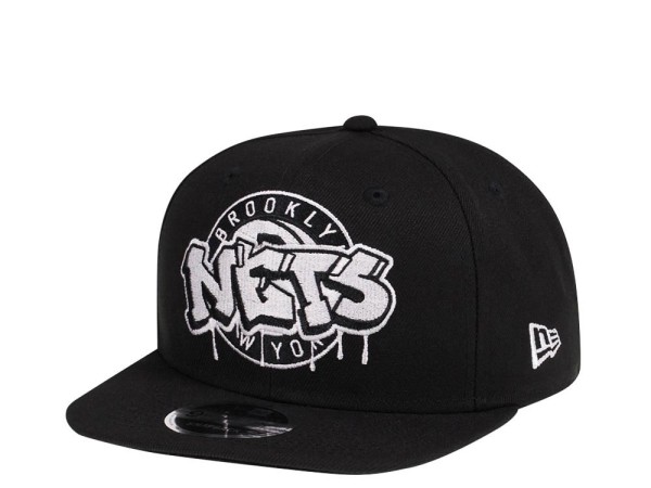 New Era Brooklyn Nets Street Original Fit Black 9Fifty Snapback Cap