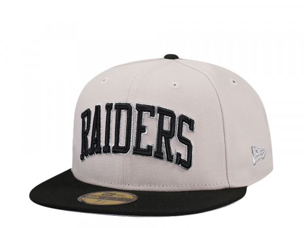 New Era Las Vegas Raiders Stone Two Tone Edition 59Fifty Fitted Cap