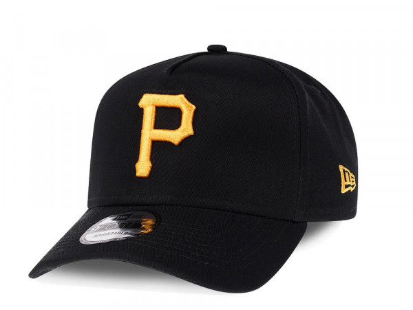 New Era Pittsburgh Pirates Black 9Forty A Frame Snapback Cap