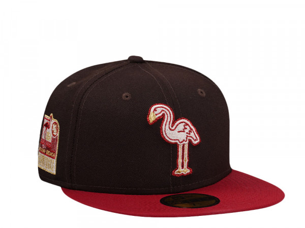 New Era Miami Beach Flamingos Burnt Two Tone Edition 59Fifty Fitted Cap