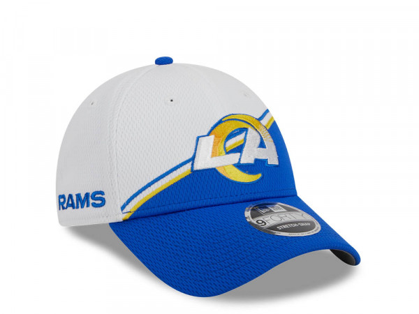 New Era Los Angeles Rams NFL Sideline 2023 Blue White  9Forty Snapback Cap