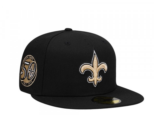 New Era New Orleans Saints 50 Seasons Classic Prime Edition 59Fifty Fitted Cap