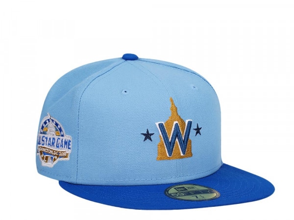 New Era Washington Nationals All Star Game 2016 Fresh Blue Two Tone Edition 59Fifty Fitted Cap