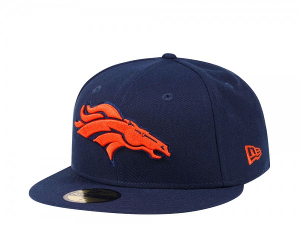 New Era Denver Broncos Blue and Orange Edition 59Fifty Fitted Cap