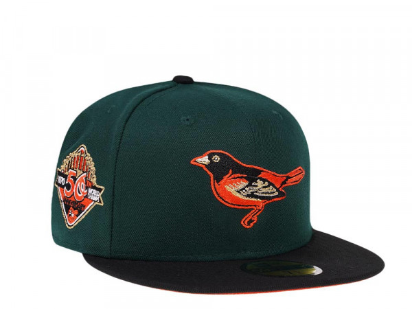 New Era Baltimore Orioles 50th Anniversary Two Tone Prime Edition 59Fifty Fitted Cap