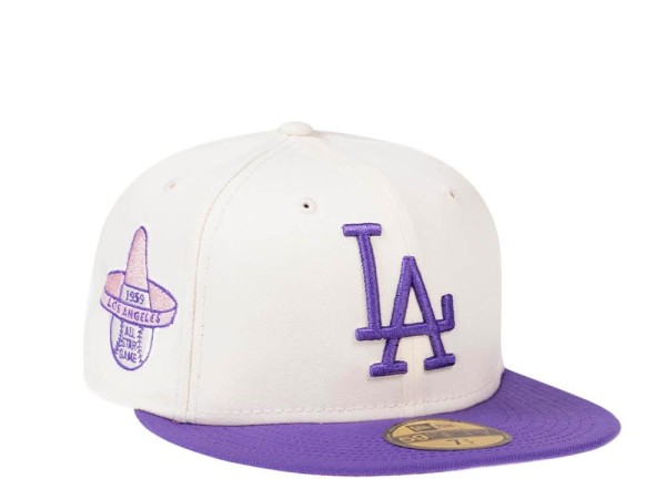 New Era Los Angeles Dodgers All Star Game 1959 Cream Dome Edition 59Fifty Fitted Cap