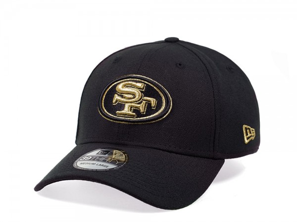 New Era San Francisco 49ers Black and Gold Edition 39Thirty Stretch Cap