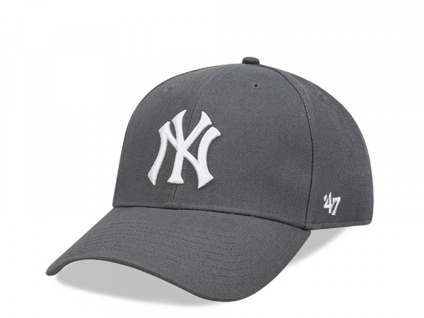 47Brand New York Yankees Charcoal MVP Snapback Cap