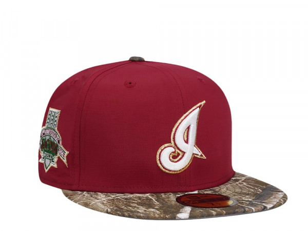 New Era Cleveland Indians Jacobs Field Ripstop Real Tree Two Tone Edition 59Fifty Fitted Cap