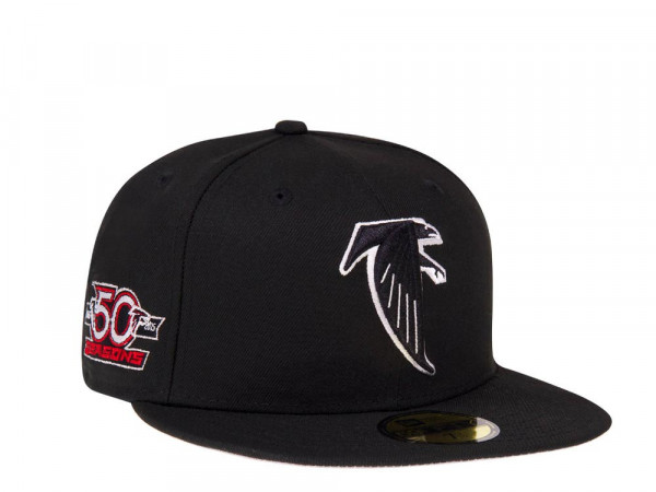 New Era Atlanta Falcons 50 Seasons Black Classic Prime Edition 59Fifty Fitted Cap