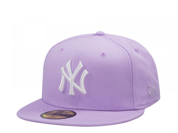 New Era New York Yankees Tropic Purple Edition 59Fifty Fitted Cap