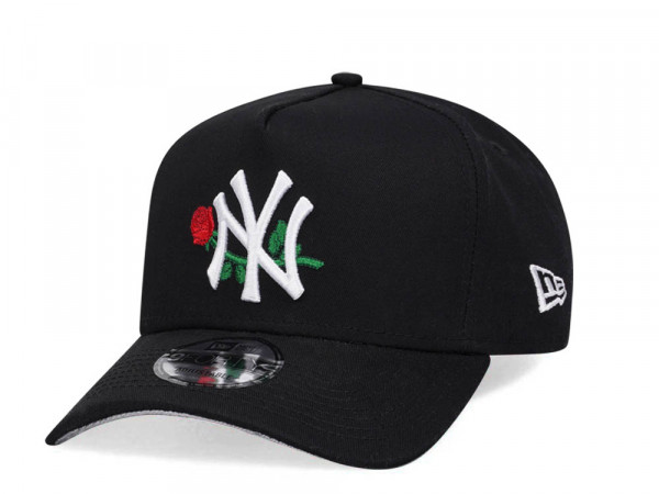New Era New York Yankees Black Rose 9Forty A Frame Snapback Cap