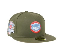 New Era Chicago Cubs All Star Game 1990 Lava Olive Edition 59Fifty Fitted Cap