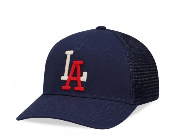 American Needle Los Angeles Angels Archive Valin Trucker Snapback Cap
