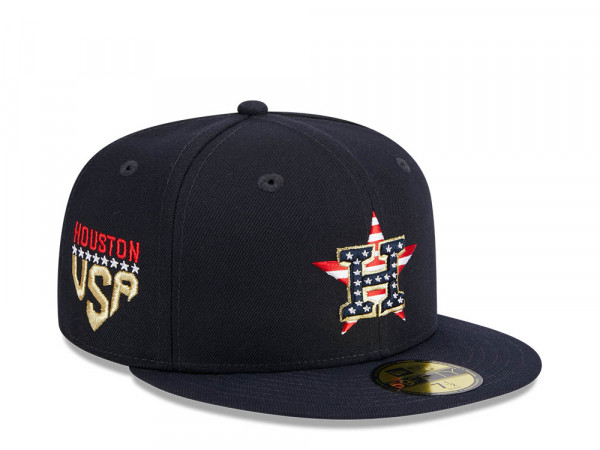 New Era Houston Astros 4th of July 23 Authentic On-Field 59Fifty Fitted Cap