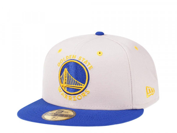 New Era Golden State Warriors Stone Two Tone Edition 59Fifty Fitted Cap