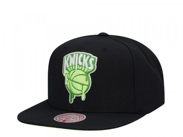 Mitchell & Ness New York Knicks Slime Drip Hardwood Classic Snapback Cap