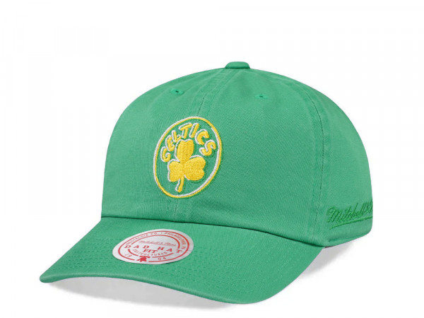 Mitchell & Ness Boston Celtics Golden Hour Glaze Green Dadhat Strapback Cap