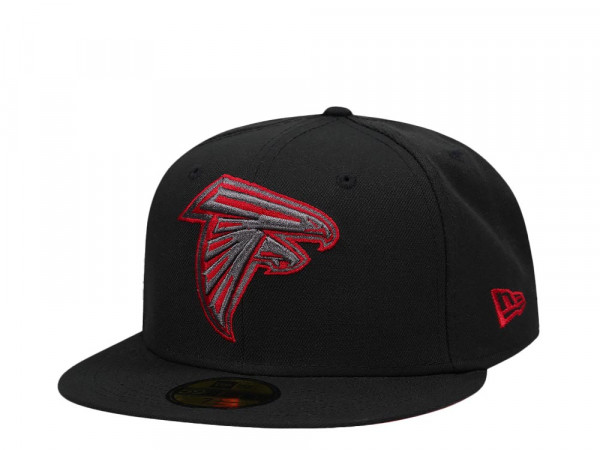 New Era Atlanta Falcons Black in Black Classic Edition 59Fifty Fitted Cap