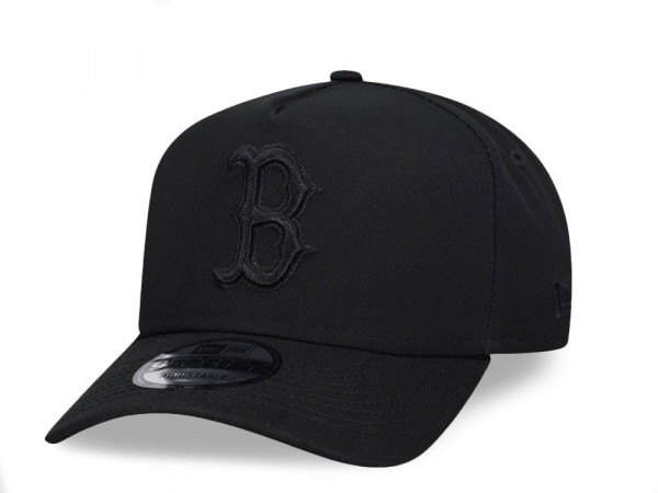 New Era Boston Red Sox Evergreen Black Edition 9Forty A Frame Snapback Cap