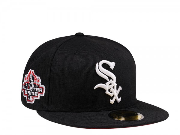 New Era Chicago White Sox Al Star Game 2003 Black and Red Edition 59Fifty Fitted Cap