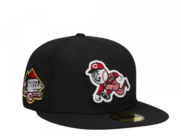 New Era Cincinnati Reds Black and Red Edition 59Fifty Fitted Cap