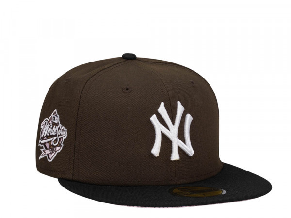New Era New York Yankees World Series 1998 Chocolate Pink Two Tone Edition 59Fifty Fitted Cap