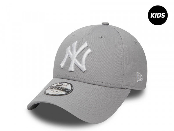 New Era New York Yankees Grey Kids 9Forty Strapback Cap