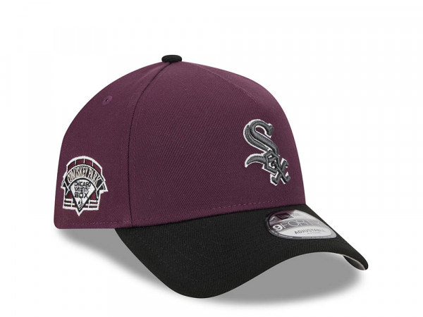 New Era Chicago White Sox Comiskey Park Two Tone Plum 9Forty A Frame Snapback Cap