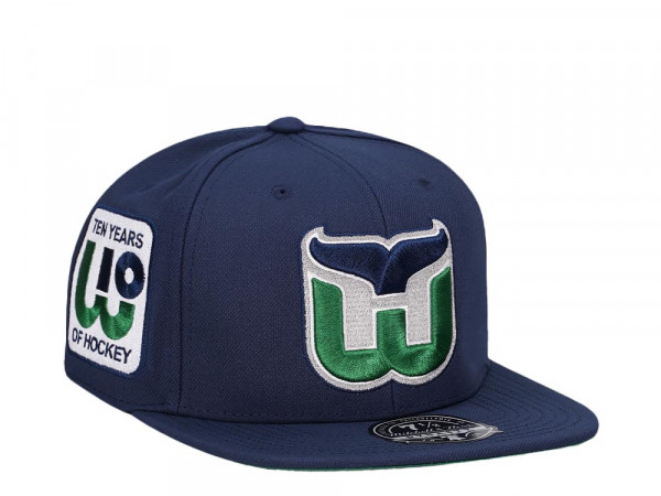 Mitchell & Ness Hartford Whalers 10 Years Vintage Edition Dynasty Fitted Cap