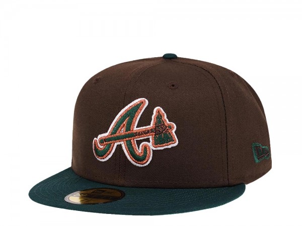 New Era Atlanta Braves Forest Two Tone Edition 59Fifty Fitted Cap