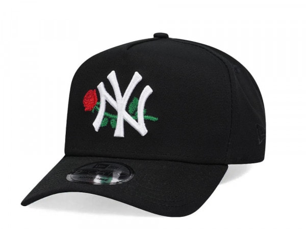 New Era New York Yankees Flower Black Classic Edition 9Forty A Frame Snapback Cap